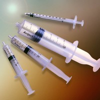 Aniject 3 Part Syringes with Needle Mount big image