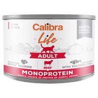 Calibra Life Adult Wet Cat Food Cans (Beef) big image