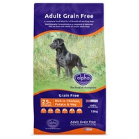 alpha sensitive dog food 15kg