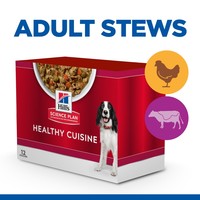 Hills Science Plan Healthy Cuisine Adult 1-6 Wet Dog Food Stew big image