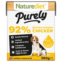 Naturediet Purely Wet Food for Dogs (Chicken) big image
