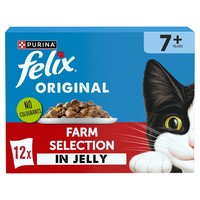 Felix Original Senior 7+ Cat Food in Jelly (Farm Selection) big image