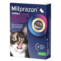Milprazon 16mg/40mg Chewable Tablets for Cats (4 Pack) big image