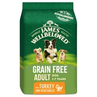 James Wellbeloved Adult Dog Grain Free Dry Food (Turkey & Vegetables) big image