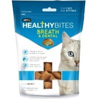 VetIQ Healthy Bites Breath & Dental Treats for Cats 65g big image
