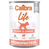 Calibra Life Puppy & Junior Wet Dog Food Cans (Lamb & Rice) big image