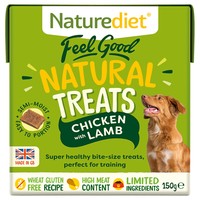 Naturediet Feel Good Natural Dog Treats (Chicken & Lamb) 150g big image