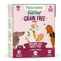 Naturediet Feel Good Grain Free Wet Food for Adult Dogs (Salmon) big image