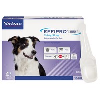 Effipro Duo Spot-On Solution for Medium Dogs (4 Pipettes) big image