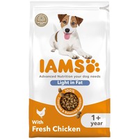 Iams for Vitality Light in Fat Adult Dog Food (Fresh Chicken) 12Kg big image