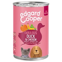 Edgard Cooper Grain Free Puppy Wet Dog Food Tins (Duck & Chicken) big image