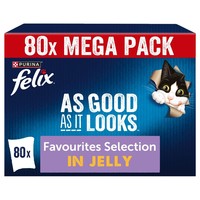 Felix As Good As It Looks Adult Cat Food in Jelly (Favourites Selection) big image