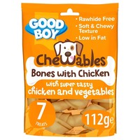 Good Boy Chewables Mini Bones Dog Treats (Chicken & Veg) 112g big image