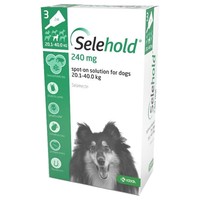 Selehold 240mg Spot-On Solution for Large Dogs (3 Pipettes) big image