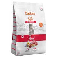 Calibra Life Sterilised Adult Dry Cat Food (Beef) big image