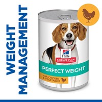 Hills Science Plan Perfect Weight Adult Wet Dog Food (Chicken & Vegetables) big image
