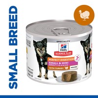 Hills Science Plan Perfect Digestion Small & Mini Adult Wet Dog Food (Turkey Mousse) big image