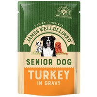 James Wellbeloved Senior Dog Wet Food Pouches (Turkey & Rice) big image