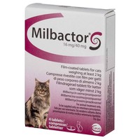Milbactor 16mg/40mg Tablets for Cats (4 Tablets) big image