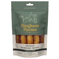 Bingham Farms Smoked Rawhide Twists with Peanut Butter 150g big image