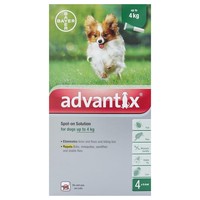 Advantix Spot-On Solution for Small Dogs (≤4kg) big image
