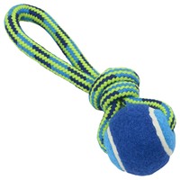 Buster Tuggaball Rope Toy with Handle & Tennis Ball big image