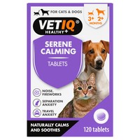 VetIQ Serene Calming Tablets for Cats and Dogs (Pack of 120) big image