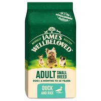 James Wellbeloved Adult Dog Small Breed Dry Food (Duck & Rice) big image