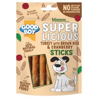 Good Boy Superlicious Sticks Dog Treats (Turkey with Brown Rice & Cranberry) 70g big image