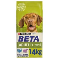 Purina Beta Adult Dog Food (Turkey and Lamb) 14kg big image