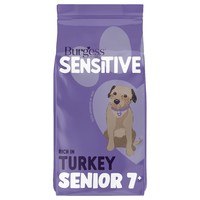 Burgess Sensitive Senior 7+ Adult Dog Food (Turkey & Rice) 12.5kg big image