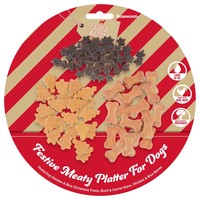 Rosewood Cupid & Comet Christmas Festive Meaty Platter Dog Treats 120g big image