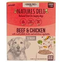 Natures Deli Grain Free Senior Wet Dog Food Trays (Beef & Chicken) big image