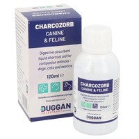 Charcozorb Digestive Absorbent Liquid Charcoal Aid for Companion Animals 120ml big image