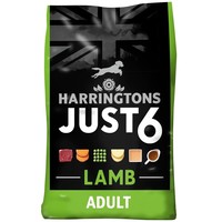 Harringtons Just 6 Dry Dog Food (Lamb) big image