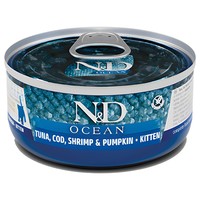 Farmina N&D Ocean Kitten Wet Cat Food (Ocean Tuna, Cod, Shrimp & Pumpkin) big image