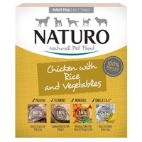 Naturo Adult Wet Dog Food Trays (Chicken) big image