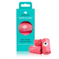 Adios Compostable Dog Poo Bags without Handles (120 Bags) big image