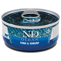 Farmina N&D Ocean Wet Cat Food (Ocean Tuna & Shrimp) big image