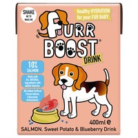 Furr Boost Dog Hydration Drink Carton (Salmon, Sweet Potato & Blueberry) 400ml big image