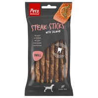 Pets Unlimited Dog Steak Sticks with Salmon 90g big image