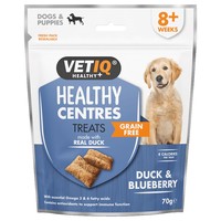 VetIQ Healthy Centres Grain Free Dog Treats (Duck & Blueberry) 70g big image