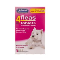Johnsons 4Fleas Small Dogs and Puppies Tablets big image