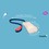 Coachi Play Chase & Crinkle Dog Toy (Navy, Coral & Faux Lambswool) thumbnail