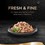 Sheba Fresh & Fine Adult Wet Cat Food in Gravy (Tuna & Salmon) thumbnail