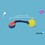 Coachi Play Tuggi Ball Dog Toy (Navy. Coral & Lime) thumbnail