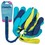 Coachi Play Tuggi Spider Dog Toy (Navy, Lime & Light Blue) thumbnail