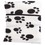 Micro Hottie & Lambswool Fleece (White with Black Pawprint) thumbnail