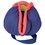 Coachi Play Chase & Treat Dog Toy (Navy, Lime & Coral) thumbnail