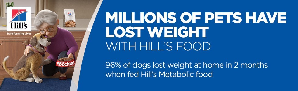 Hill's Prescription Diet Metabolic - Millions of pets have lost weight with Hill's Food